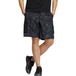 adidas originals Full Print Button Printing Straight Shorts Black HS7288