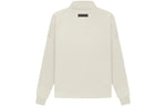 Fear of God Essentials SS22 Relaxed Mockneck Wheat Logo FOG-SS22-130