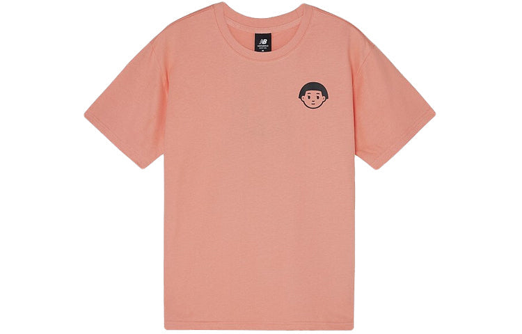 (WMNS) New Balance x Noritake Crossover Funny Pattern Casual Short Sleeve T-Shirt Pink AWT02379-PCH