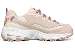 (WMNS) Skechers D'lites 1.0 Low-Top Thick Bottom Running Shoes Pink/White 66666325-PNK