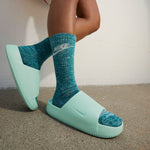 (WMNS) Nike Calm Slide 'Jade Ice' DX4816-300