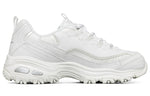 (WMNS) Skechers D Lites Low-Top Running Shoes White 149463-WHT