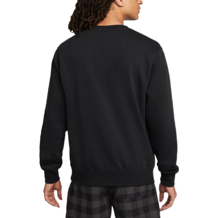 Nike logo crew neck sweatshirt 'Black' DQ4913-010