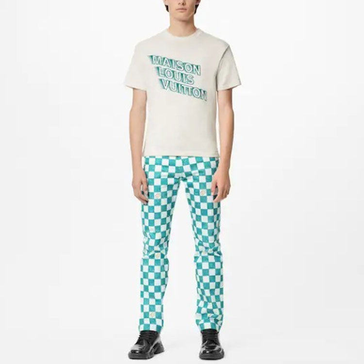 LOUIS VUITTON FW21 Maison LOUIS VUITTON LV Logo Tee 1A99ZS