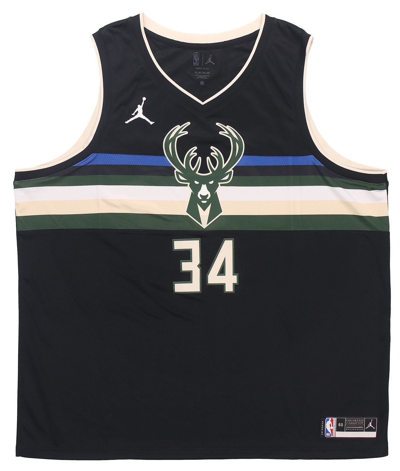 Air Jordan NBA Milwaukee Bucks Statement Edition Swingman Jersey 'Giannis Antetokounmpo 34' CV9484-010