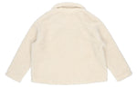 (WMNS) Nike Logo Printing Solid Color Athleisure Casual Sports Lamb's Wool Apricot Color Jacket DD5621-206