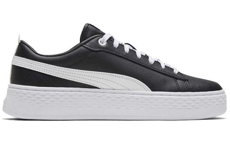 (WMNS) PUMA Smash Platform Q4 Polka 'Black' 369833-03