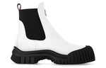 (WMNS) LOUIS VUITTON Ruby Flat Ankle Boots 'White' 1ABUJA