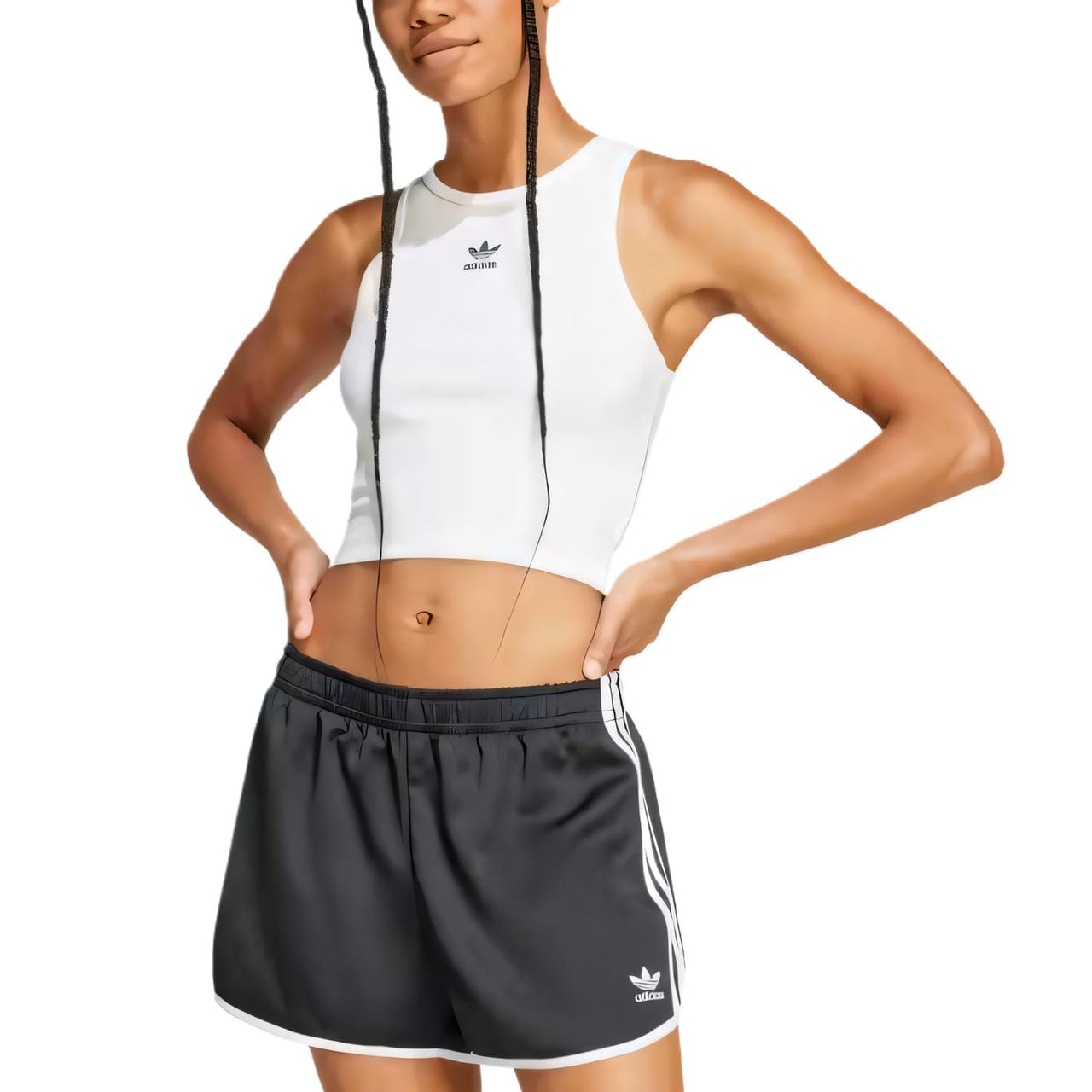 (WMNS) adidas Essentials Ribbed Tank Top 'White' JC9007