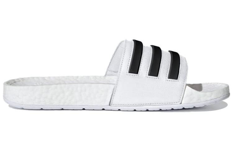 adidas Adilette Boost Slides 'White Black Stripes' FY8155