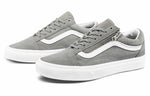 Vans Unisex Old Skool Zip Low-Top Sneakers Grey 'Gray White' VN0A3493A4F