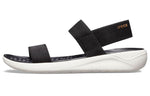 (WMNS) Crocs LiteRide Fashion Black Sandals 205106-066