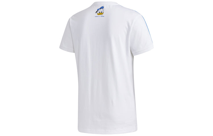 adidas neo U Dsny dd Tee Donald Duck Casual Round Neck Short Sleeve White GJ5648