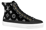 (WMNS) LOUIS VUITTON Stellar Ankle Sneakers 'Black White Monogram' 1A95NB