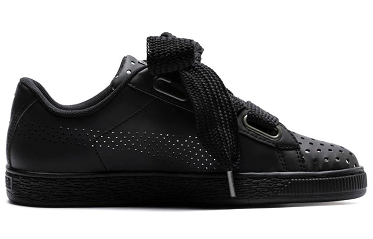 (WMNS) PUMA Basket Heart Ath Lux Black 366728-03