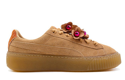 (WMNS) PUMA Platform Flower Tassel 'Brown' 369181-02