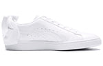 (WMNS) PUMA Basket Bow Patent Shoes White 368118-02
