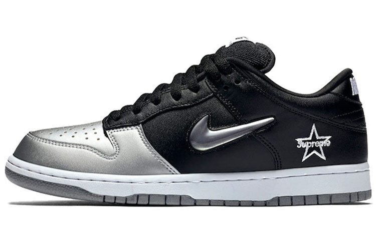 Nike x Supreme SB Dunk Low QS 'Metallic Silver' CK3480-001