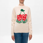 (WMNS) Gucci CHERRY Intarsia Wool Ivory 629127-XKBHI-9275