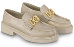 (WMNS) LOUIS VUITTON LV Academy Loafers 'Beige' 1ABO3I