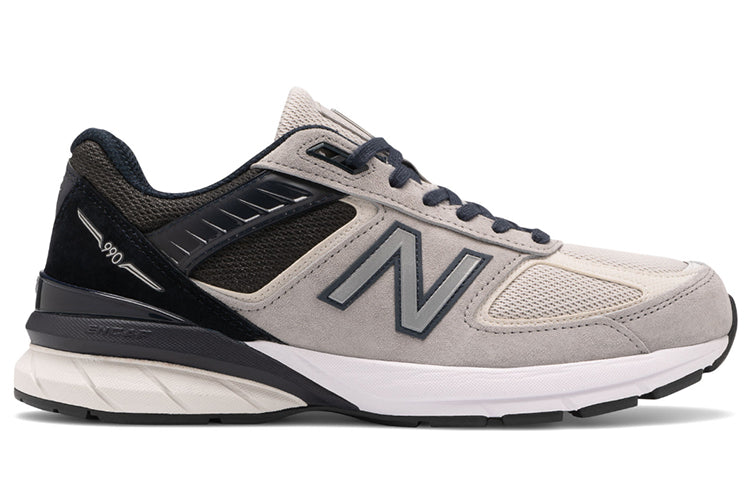 New Balance 990v5 Made in USA 'Light Grey Navy' M990GT5