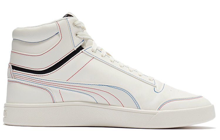 PUMA Shuffle Mid 'White Multi Stitch' 380748-04