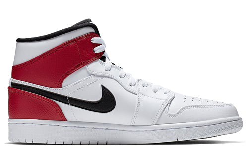 Air Jordan 1 Mid 'White Chicago' 554724-116