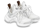 (WMNS) LOUIS VUITTON LV Archlight Sneakers 'White Mini Monogram Silver' 1ABVFL