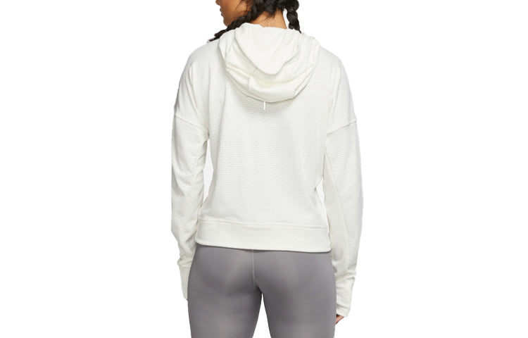 (WMNS) Nike Therma Element Casual Sports Running Hoodie Jacket White CJ0584-133