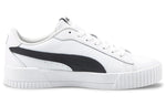 (WMNS) PUMA Carina Crew 'White Black' 374903-05