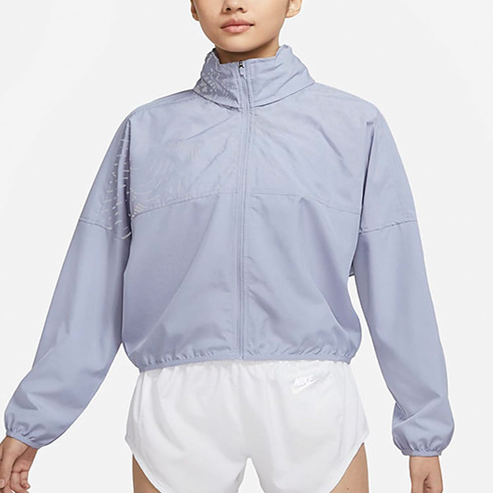 (WMNS) Nike Sports Training Running Casual Hooded Jacket Light Blue DD6463-519