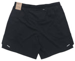 Nike Dri-FIT Solid Color Logo Printing Straight Quick Dry Breathable Sports Shorts Black DM4742-010