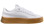 (WMNS) PUMA Suede Platform Leather Sneaker 'PUMA White' 366487-02
