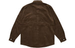 Palace Drop Shoulder Cord Shirt 'Nice Brown' P25SHT037