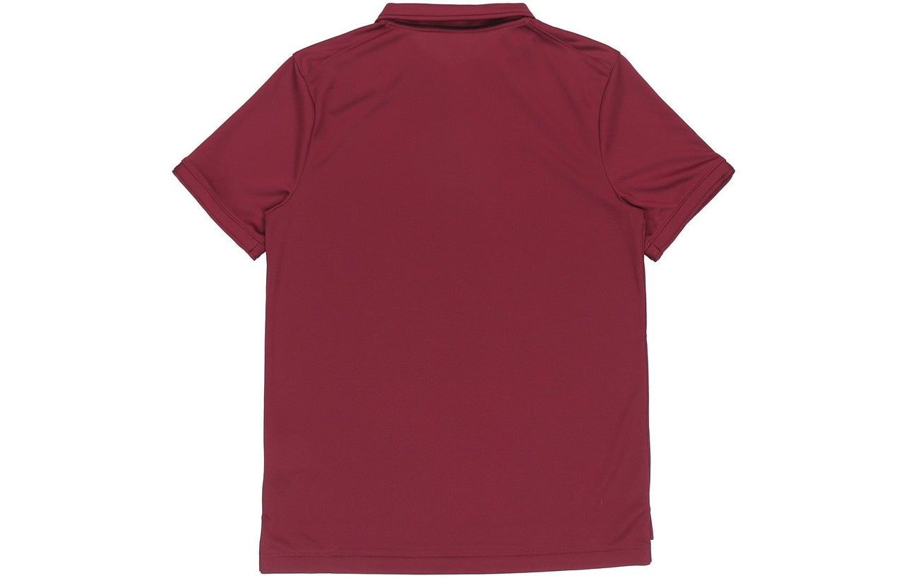 Nike Running Training Sports Quick Dry Breathable Short Sleeve Polo Shirt Red Wine red CW6851-638