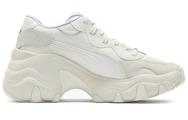 (WMNS) PUMA Pulsar Wedge 'White Purple' 386654-01