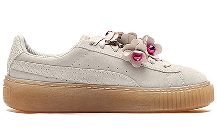 (WMNS) PUMA Platform Flower Tassel 'White' 369181-01