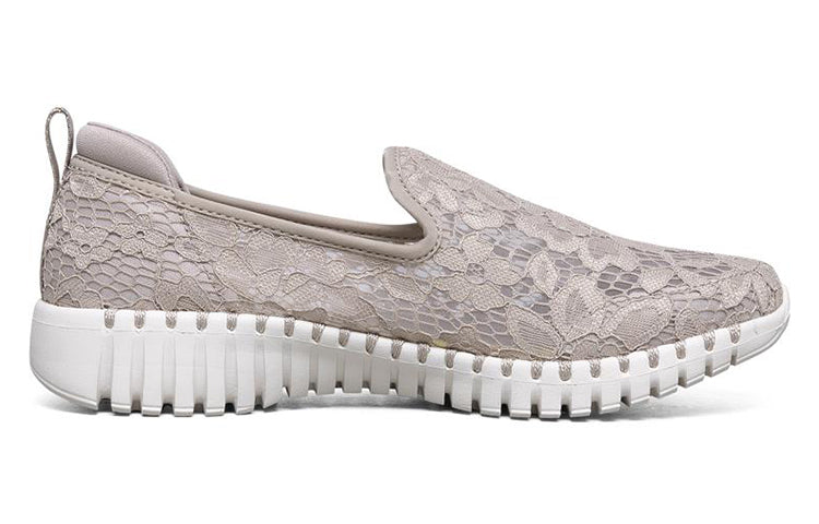 (WMNS) Skechers Go Walk Smart Loafer Grey/Brown 124165-TPE