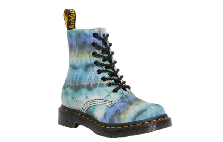 (WMNS) Dr. Martens 1460 Pascal Tie Dye Leather Lace Up Boots 'Blue' 27242400