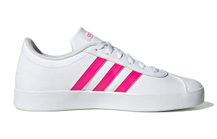 (GS) adidas VL Court 2.0 K 'White Pink' EG6155