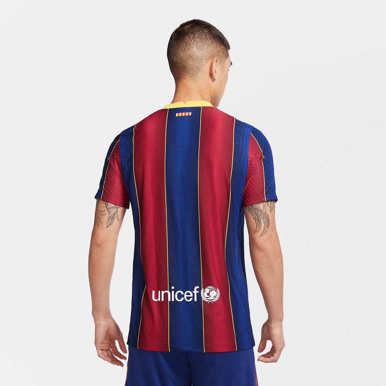 Nike FC Barcelona 20-21 Authentic Home Jersey 'Red Blue' CD4185-455