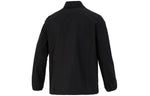 PUMA Embroidered Small Label Solid Color Logo Sports Woven Jacket Black 532172-01