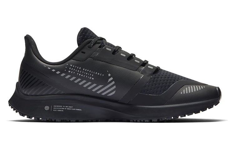 (WMNS) Nike Air Zoom Pegasus 36 Shield 'Black Metallic Silver' AQ8006-001
