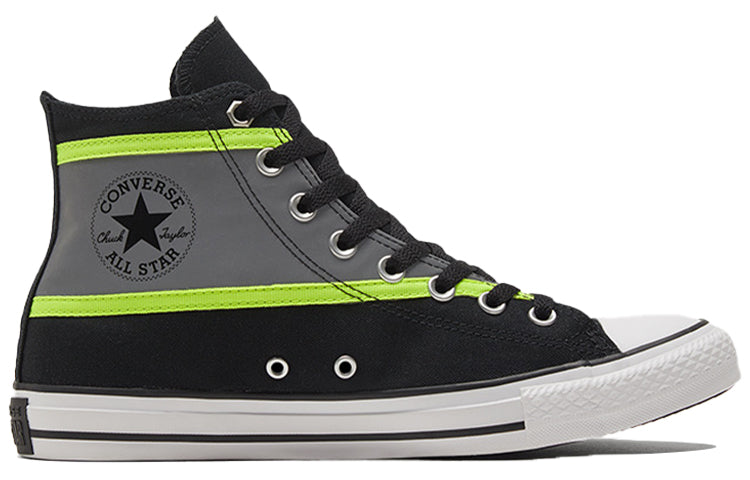 Converse Hi-Vis Chuck Taylor All Star 'Black Green Gray' 169451C