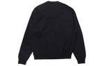 Nike Lab Fleece Crew Solid Color Stay Warm Sports Round Neck Pullover Black DA0318-010
