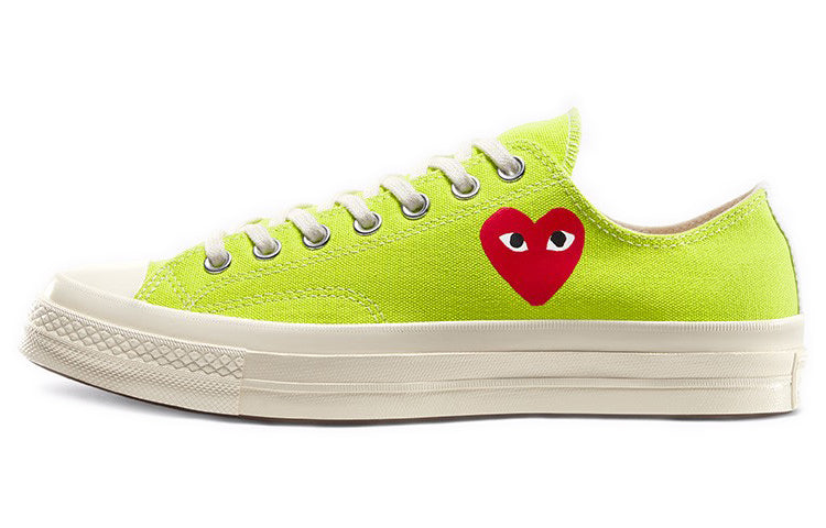 Converse x COMME des GARCONS PLAY Chuck 70 Low 'Bright Green' 168302C