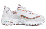 (WMNS) Skechers D Lites 1.0 Low Top Running Shoes White 149467-WMLT