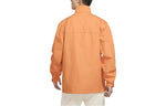 Men's Nike Sportswear Solid Color Alphabet Logo Stand Collar Zipper Jacket Orange DR7833-808