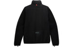 Nike x Travis Scott Solid Color Half Zipper Pocket Stand Collar Casual Jacket 'Black' DM1283-010