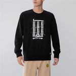 Men's adidas Athleisure Casual Sports Pullover Round Neck Black H39312